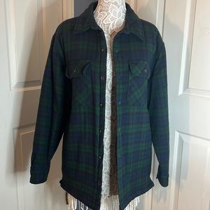 Vintage Cherokee Plaid Chore Coat